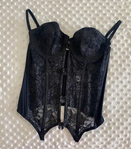Black Bustier Corset Top