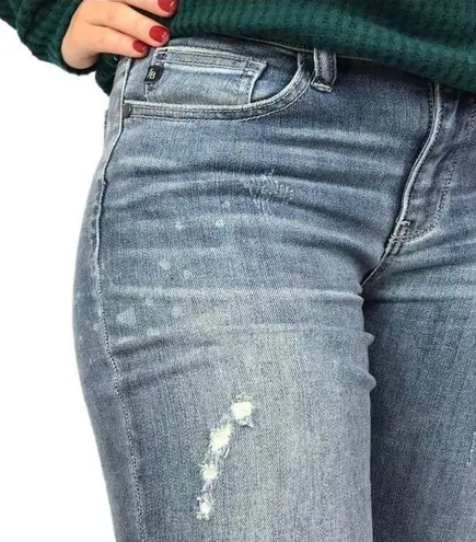 Judy Blue Bleach Splattered Distressed Skinny Jeans