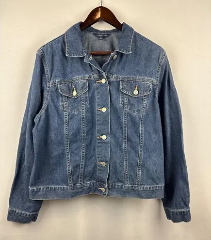 Women’s Lands End 2X Dark Wash Denim Jacket