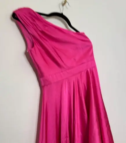 Mac Duggal Ieena for One Shoulder High Low A Line Gown