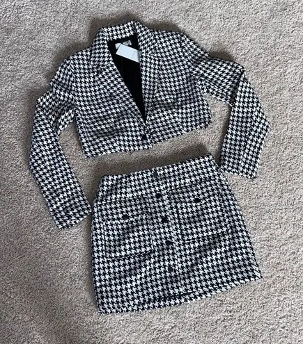 WAYF 2 pc jacket & skirt set. Xs