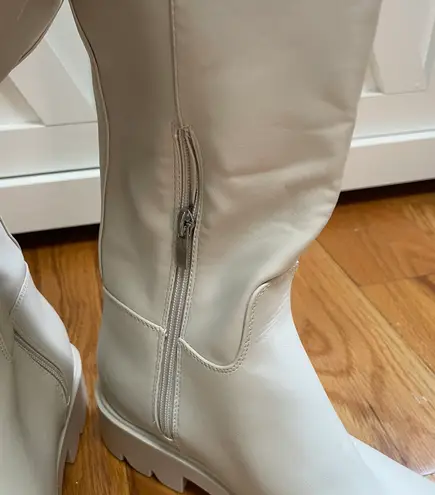 Nine West Tall White Boot