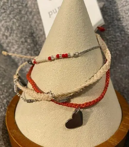 PuraVida Bracelet Set #295 Red