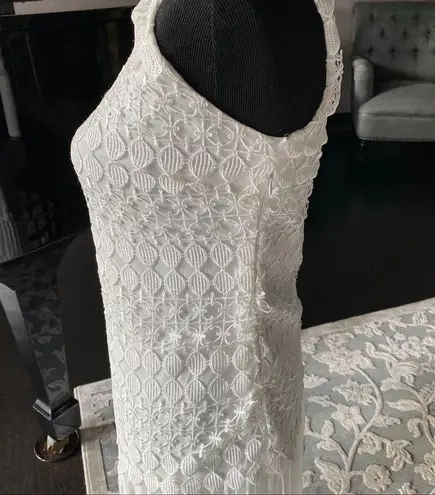 🛍️ Sara Boo Lace Fringe Dress Off