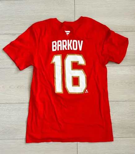 Fanatics Aleksander Barkov Florida Panthers T-Shirt Red