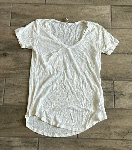 Z Supply  white vneck t shirt