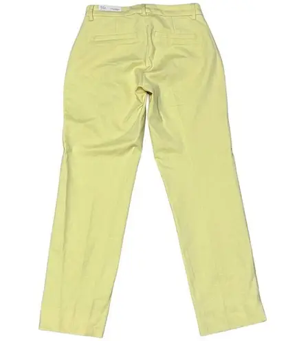 Liverpool Kelsey Trouser Knit Stretch Ankle Slim Pant Banana Yellow NWT 0 25