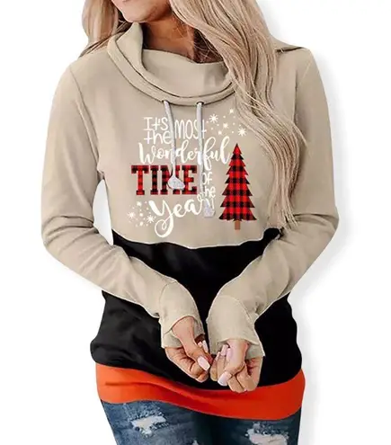 Boutique “It’s the Most Wonderful Time of the Year”-Hooded Sweatshirt-New In Pack-Sz Med.