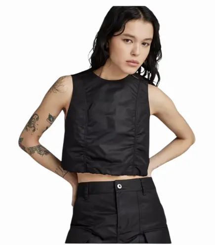 G-Star RAW MA-1 Sleeveless Cropped Puffer Tank Streetwear Techwear NWT Small