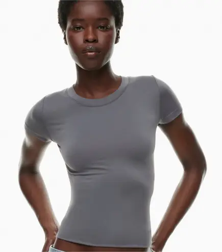 Aritzia  Seamless Short Sleeve Top L Blue - Image 1