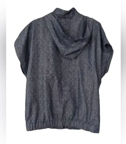 Derek Lam for Design Nation Chambray Cotton Hooded Jacket