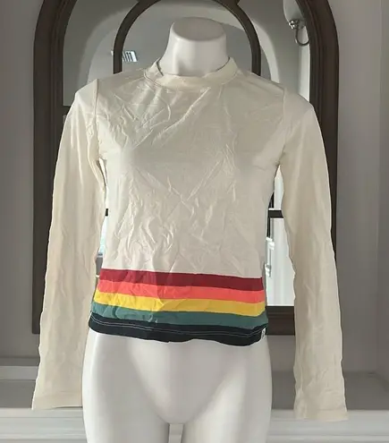 Marine layer NEW Re-Spun Stripe Long Sleeve T-Shirt, Size S, EXCELLENT!