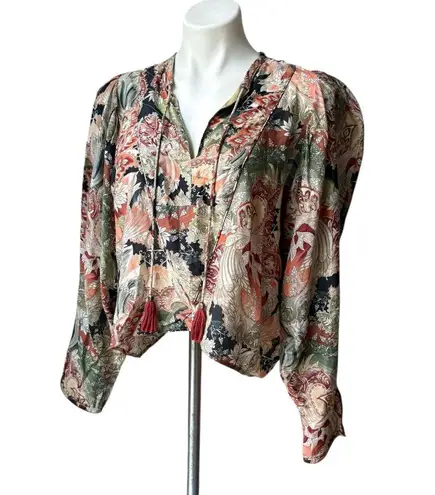 Chufy Cotton/Silk Puff Sleeve V