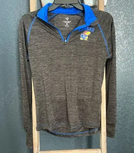 Colosseum Quarter Zip Jayhawk Long Sleeve