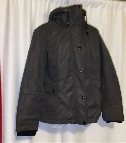 Sebby Women’s gray fleece lined winter coat LARGE