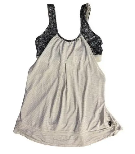  Athletica Tops Lululemon Run Times Tank Top Heathered Ghost Size‎ 6