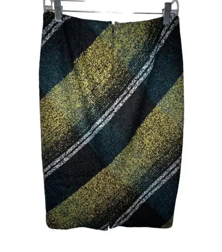 Classiques Entier Nordstrom Wool Blend Tweed Boucle Pencil Skirt Women 6 Stripes