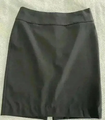 Doncaster New With Tags Skirt Size 10 Black Pencil Knee Length Zip Back Slit
