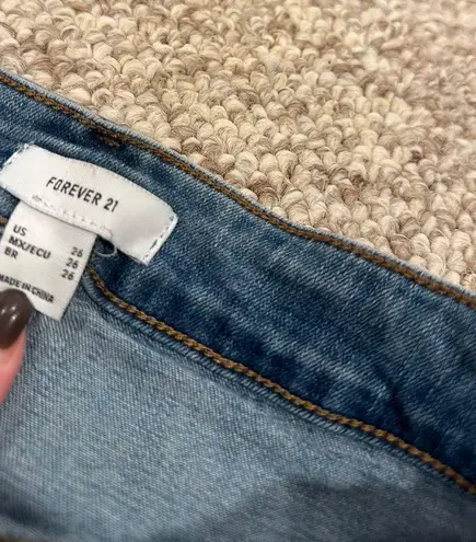 Forever 21 High Top-Waisted Jeans