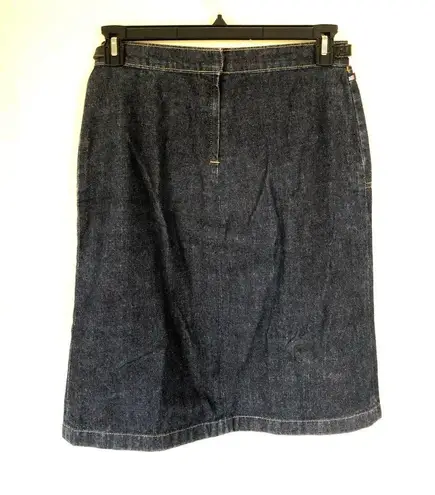 Ralph Lauren Like New!  Denim Skirt Patch Pockets & Slit 6