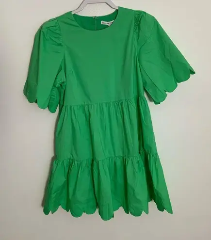 English Factory  Mini Scalloped Dress NWT