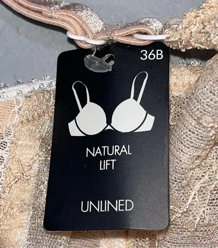 NEW Heidi Klum Natural French Lace Underwire Bra Size undefined