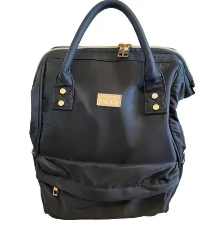 Manso Black School Backpack Bag Travel Vacation