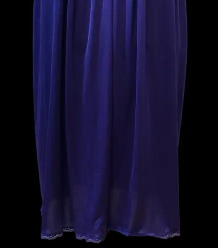 Vanity Fair Vintage Purple Nightgown Midi Dress