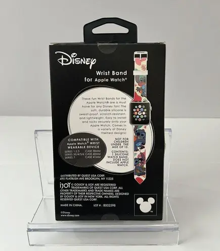 Disney  STITCH APPLE WATCH SILICONE BAND 38/40/41mm