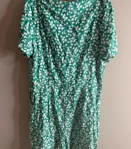 Abercrombie & Fitch  Green Floral Women's romper large thumbnail 13