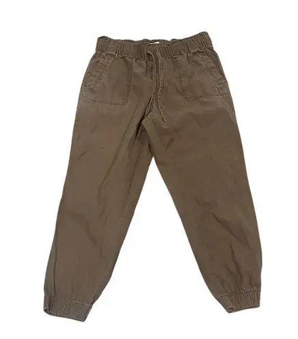 Loft Outlet Women's Brown Jogger Pants Size M Elastic Waist Casual Size M