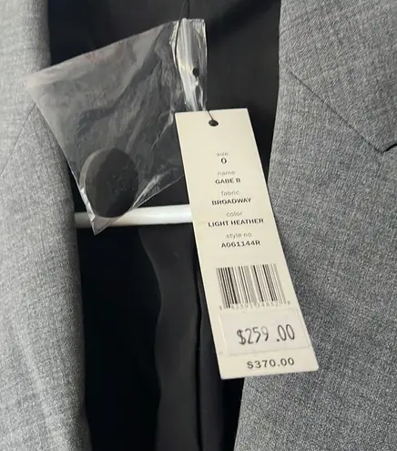 Theory (NWT)  Wool Blend Blazer Gray Size 0 - Image 3