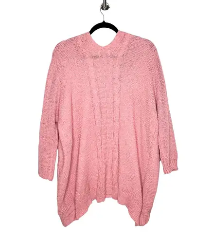 Universal Threads Universal Thread Cable Knit Open Front Cardigan Sweater Blush Size Small