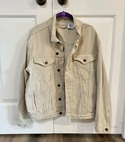 Princess Polly  Tan Jean Jacket Size S/M