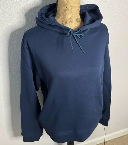 Allbirds NWT Women Size L Navy Night Blue R&R Pullover Hoodie Pima Cotton Hemp