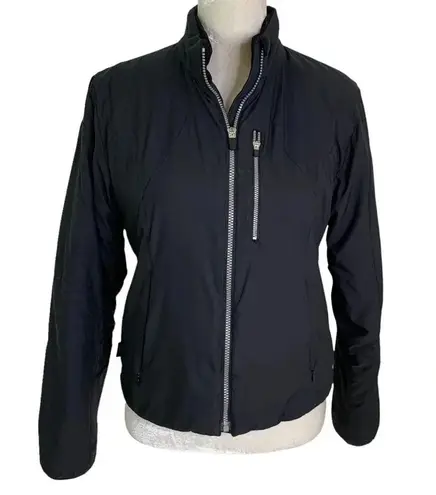 Obermeyer Y2K Women’s Black Bomber Zip Front Jacket Size 8