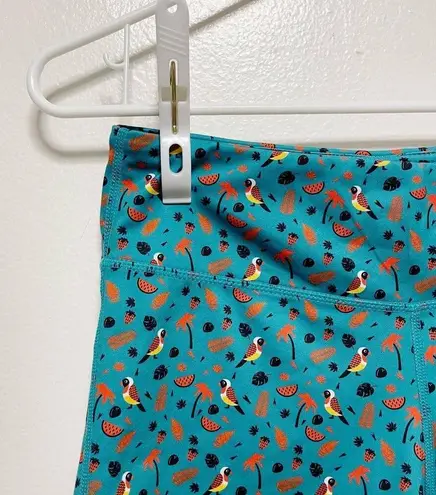 I Am Becoming Tucan Tropical Teal Print Shorts