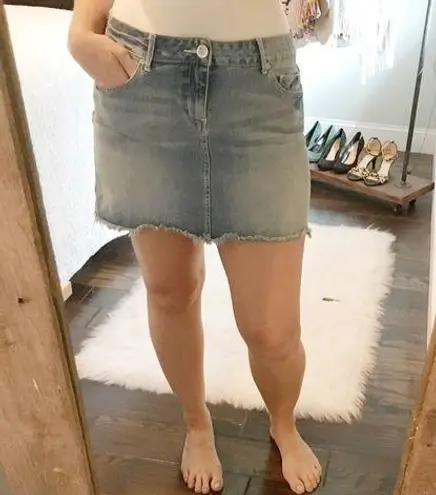 Apt. 9  size 10 sexy denim mini skirt