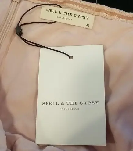 💕SPELL & THE GYPSY💕 Mira Bustier Rara Dress ~ Rose Pink XL NWT