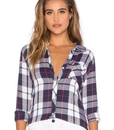 Rails Hunter Patriot Cranberry Plaid Long Sleeve Button Down XS