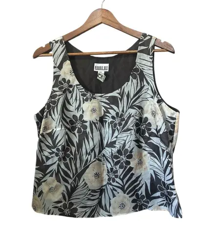 Robbie Bee Vintage Bobbie Bee silk tank top blouse size 14