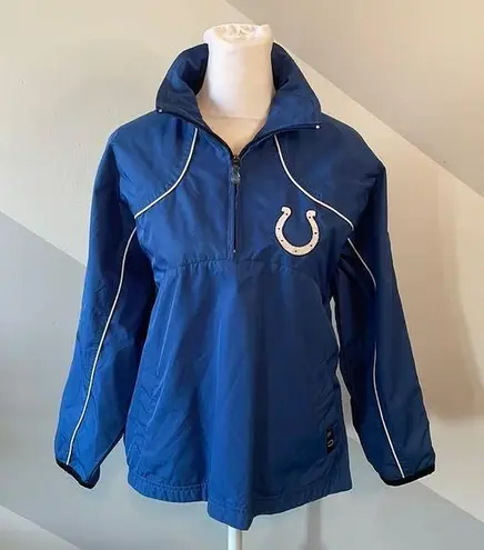 Reebok Colts NFL Team Apparel  1/4 Zip Pullover/ Windbreaker