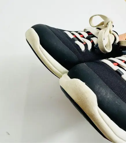 Tory Burch navy blue and red sneaker