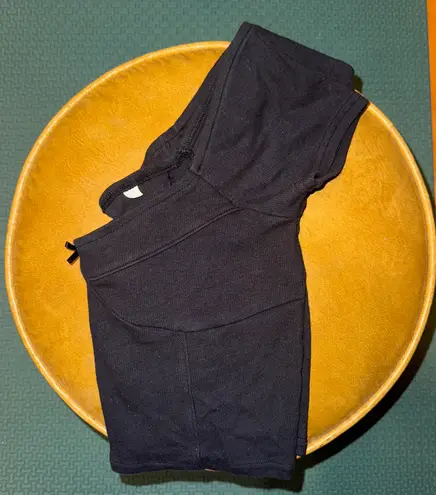 PAC Corset Bow Crop Top Black Size M