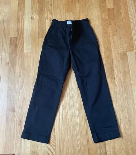 Everlane Black Straight Crop Pants