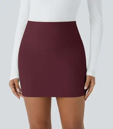 Halara Patitoff Flow High Waisted 2-in-1 Bodycon Mini Skirt XL NWT