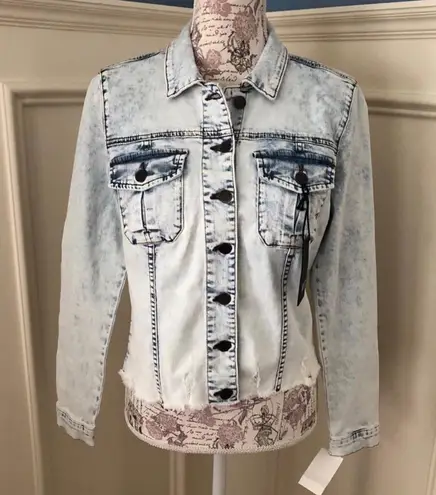 KUT from Kloth Acid Wash Denim Jacket