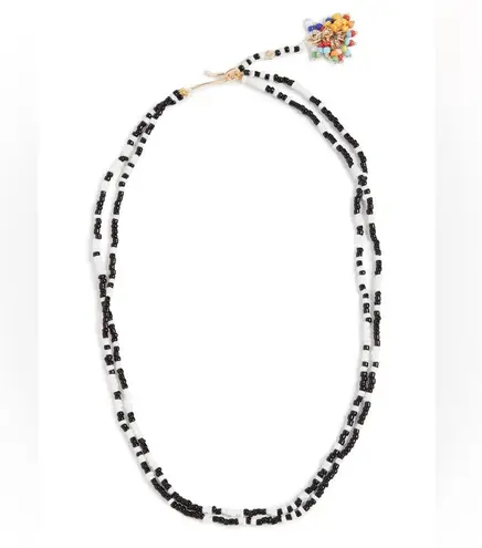 Roxanne Assoulin NEW Sprinkle Choker Necklace Colorful Black & White Seed Beads