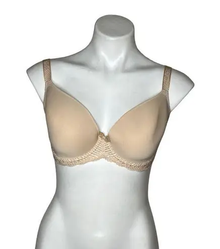 Wacoal La Femme Underwire T Shirt Bra Beige Foam Cups Size 32 G DDDD
