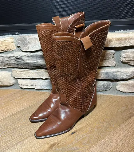 Sesto Meucci Size 6 Italian Leather Boots, Fashion Boots,